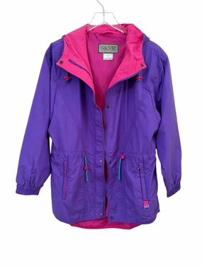 SKYR Vintage | Purple Ski Shell Windbreaker Jacket 80s 90s